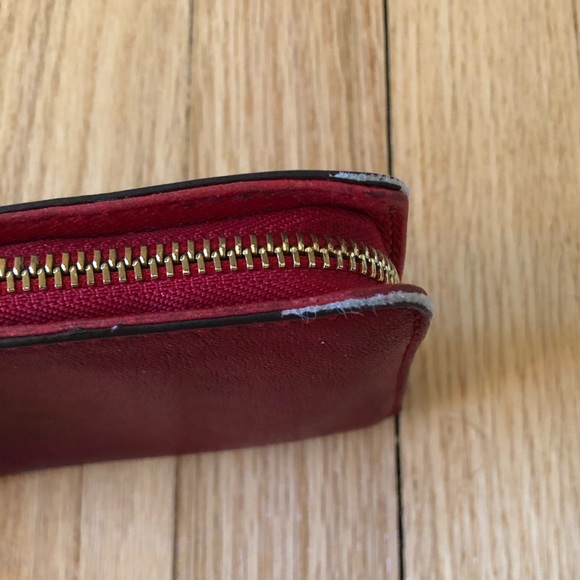 Michael Kors red leather wallet - Picture 3 of 7